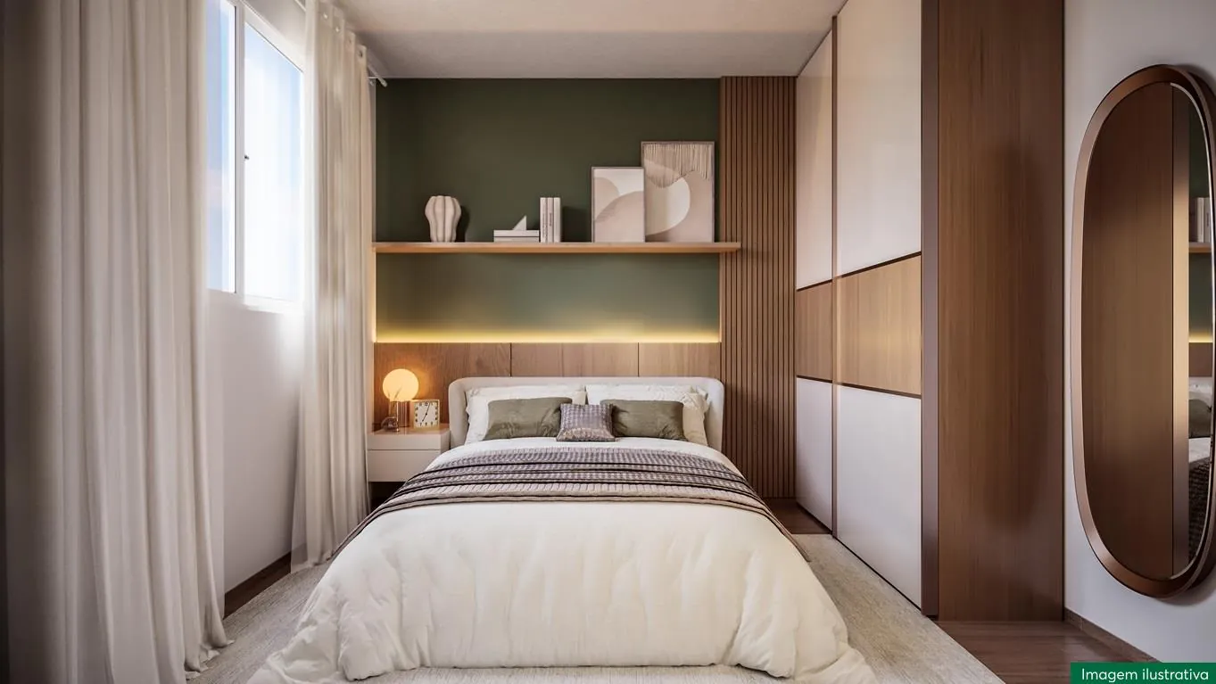 Quarto de casal decorado